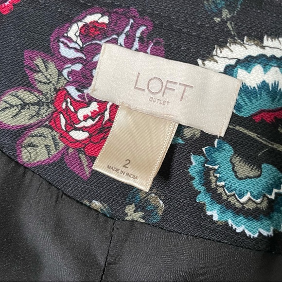 Loft Primavera floral blazer. NWOT - Picture 7 of 10